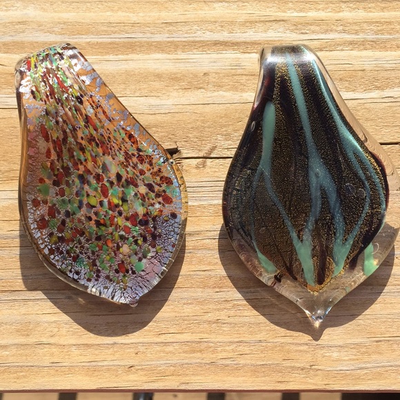 Art Glass Pendants for Necklace. - Picture 1 of 5